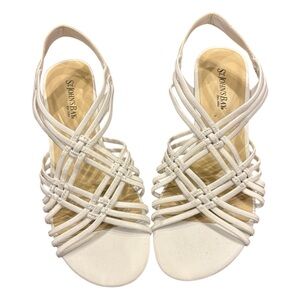 St. John's Bay Women's White Strappy Sandals